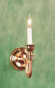 Brass Wall Sconces, Pair
